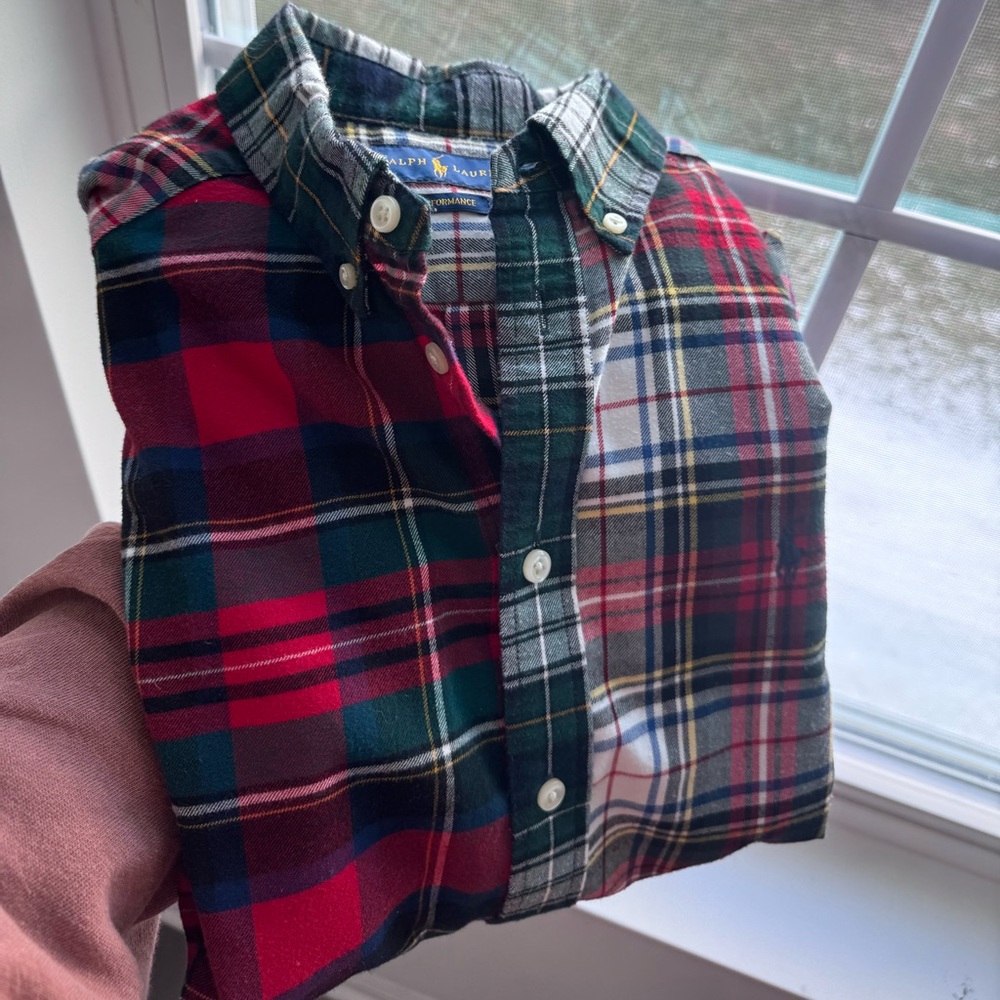 Ralph Lauren Multicolor Plaid Button-Down Shirt